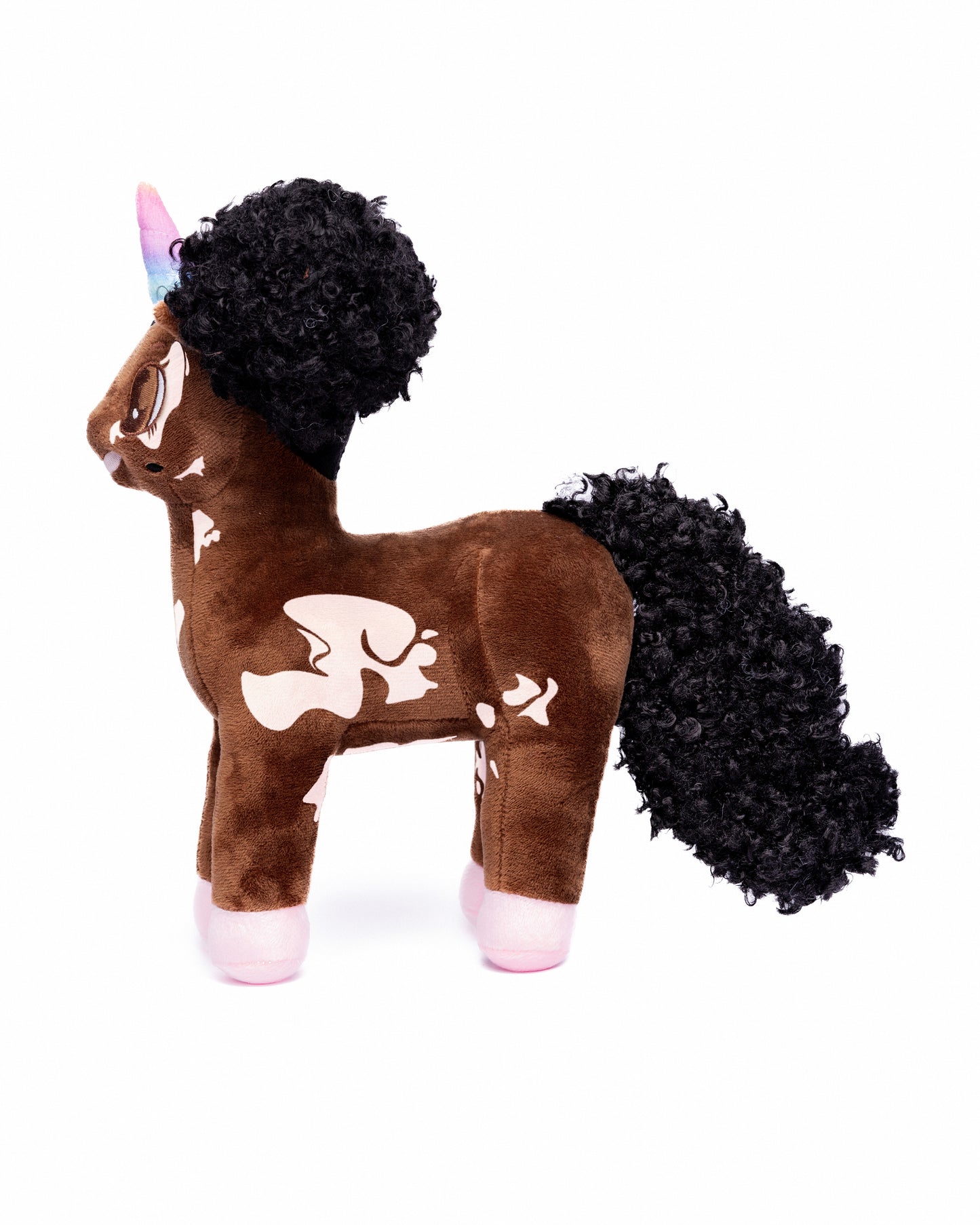 Load image into Gallery viewer, Dahlia Unicorn with Vitiligo Plush Toy - 12 inch
