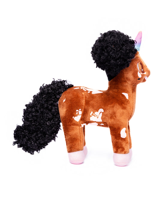 Destiny Unicorn with Vitiligo Plush Toy - 12 inch