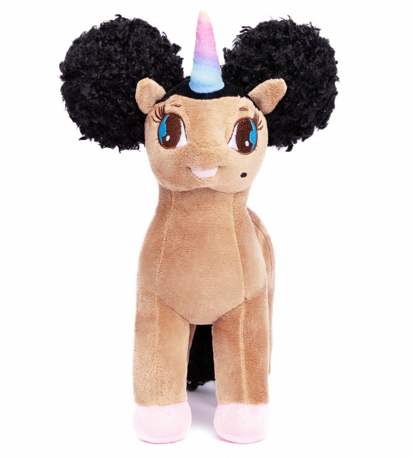 Mia Black Unicorn Plush Toy - 12 inch