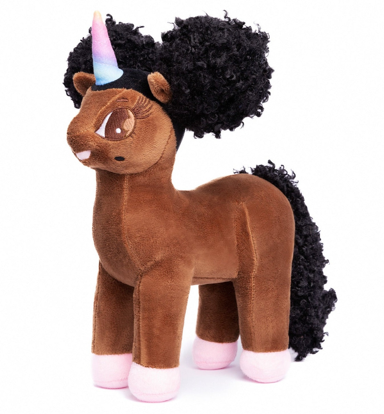 Armani Black Unicorn Plush Toy - 12 inch