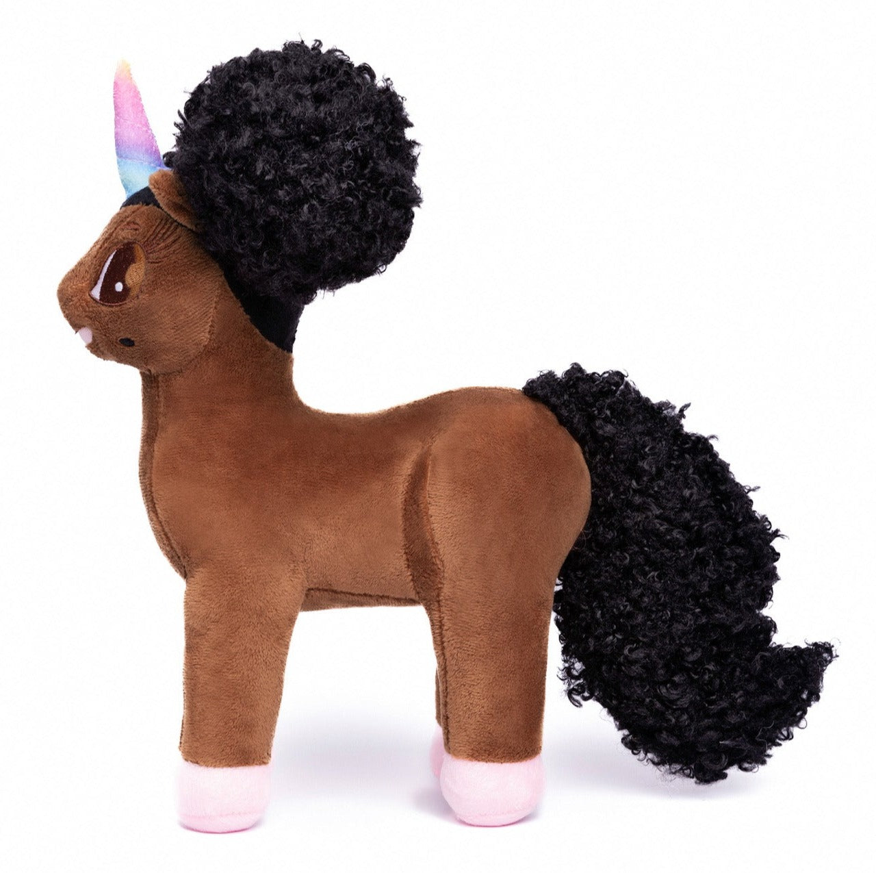 Armani Black Unicorn Plush Toy - 12 inch