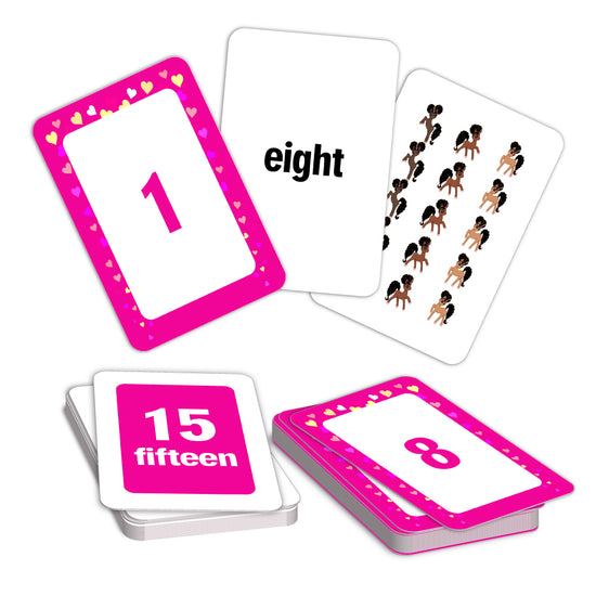 Learning Game Gift Set (Matching Game and Number Flash Cards)