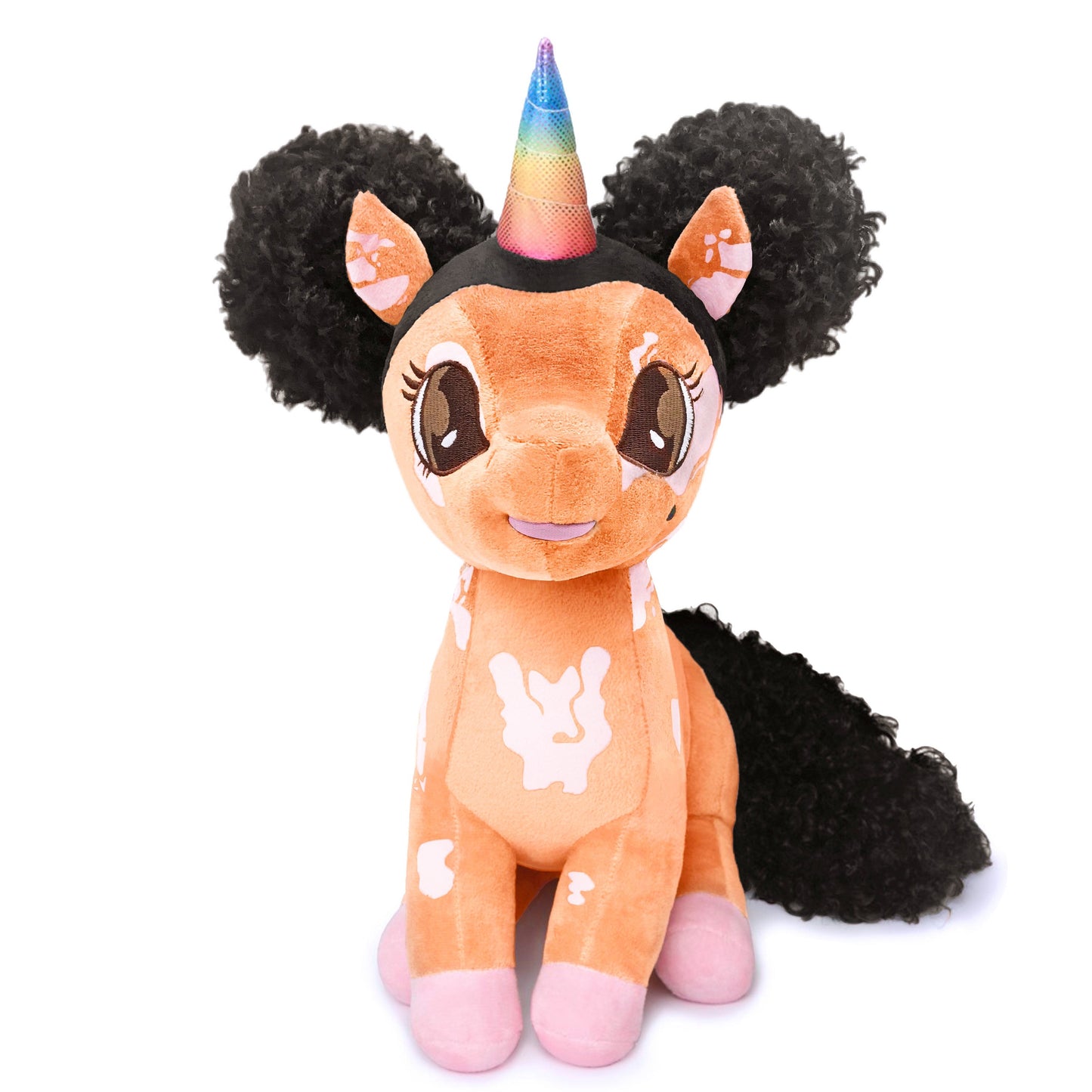 Brooklyn Unicorn with Vitiligo Plush Toy - 15 inch