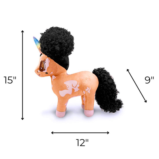 Brooklyn Unicorn with Vitiligo Plush Toy - 15 inch