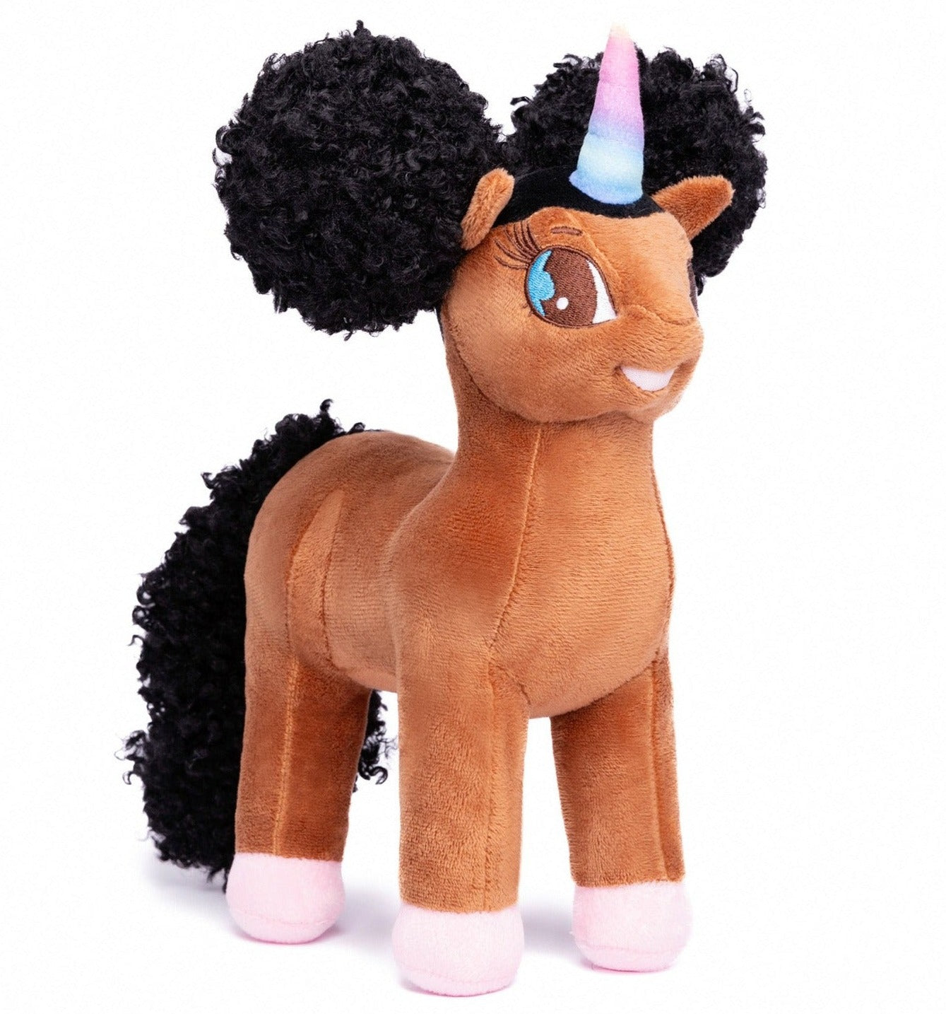 Tiffany Black Unicorn Plush Toy - 12 inch