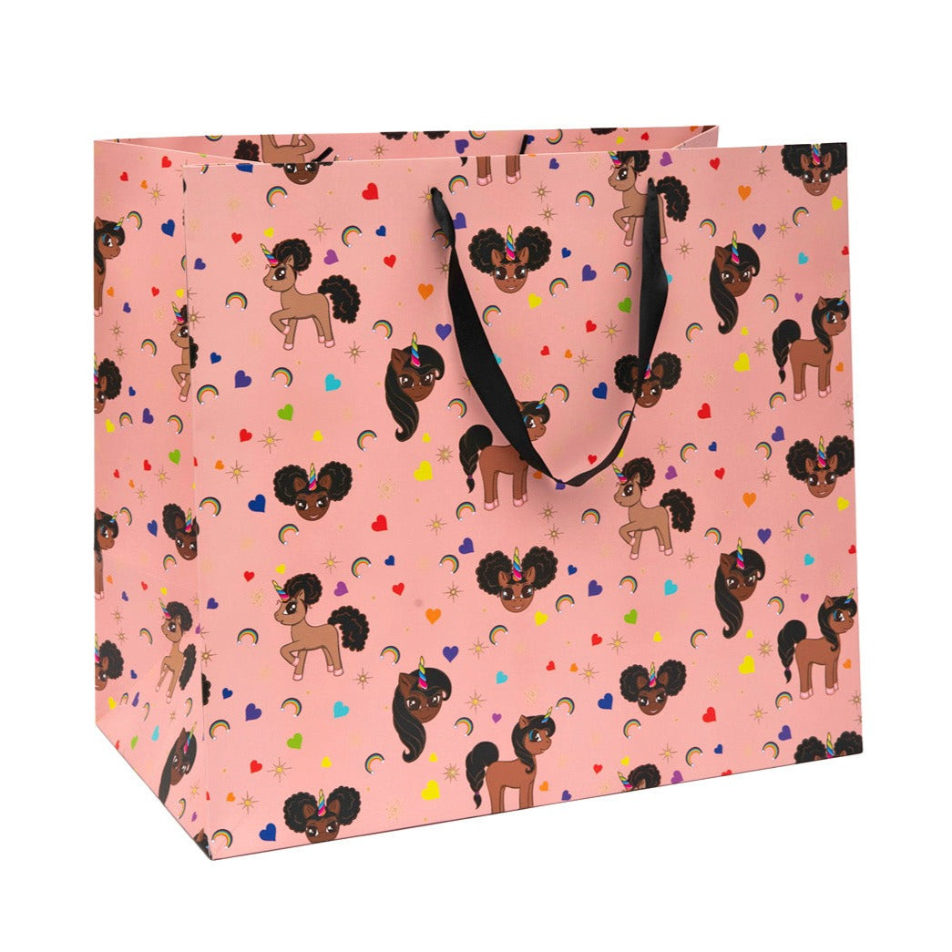 Gift Bag - Pink Signature Print Jumbo Horizontal