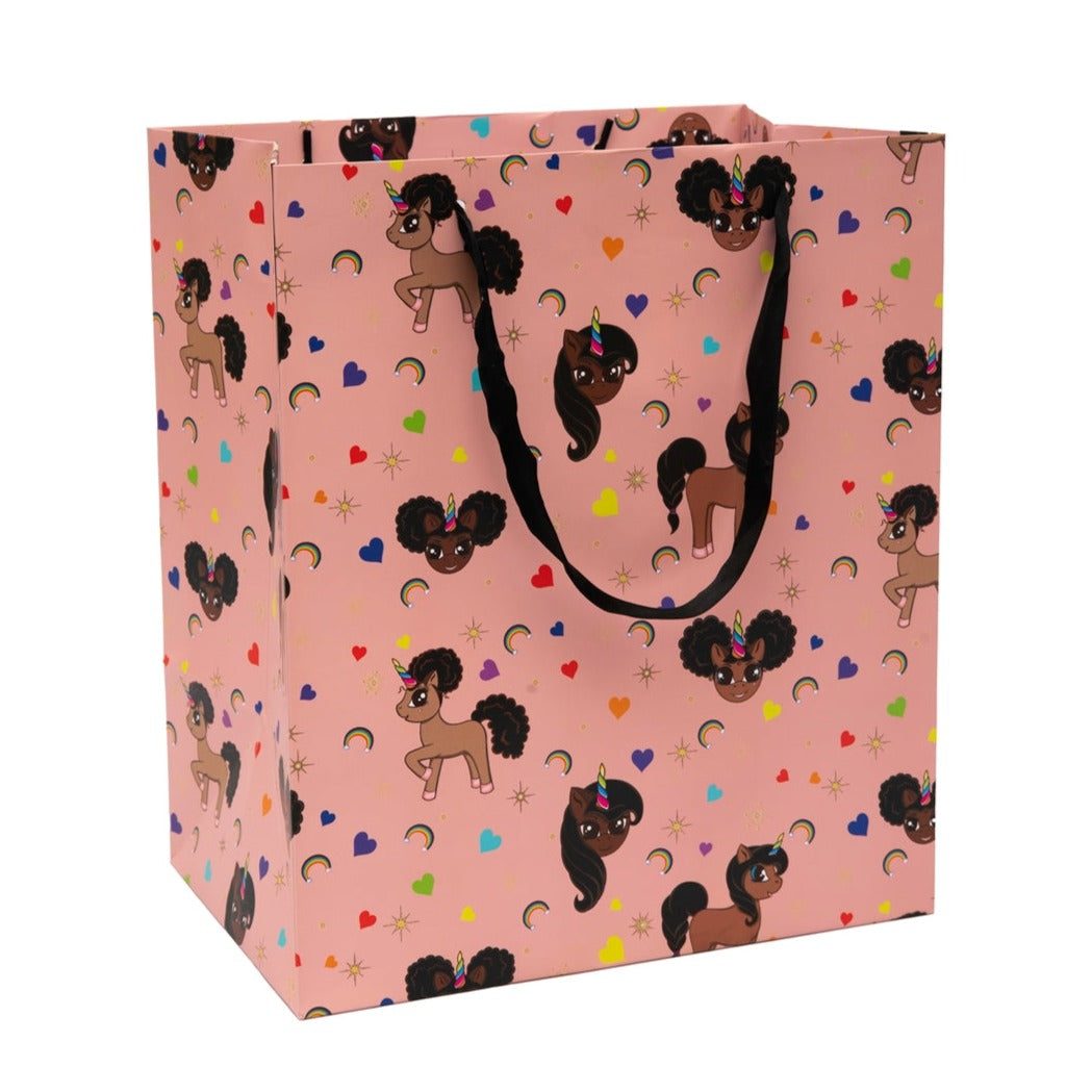 Gift Bag Trio Set - Pink Signature Print