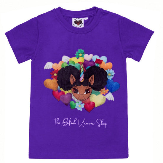 Load image into Gallery viewer, LOVE Logo Tee - Pop Star Purple
